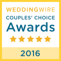 Wedding Wire Couples Choice Badge 2016